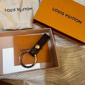 ESTATE SALE Louis Vuitton Classic Monogram Brown Key Holder